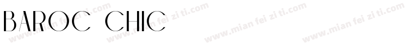 Baroc chic字体转换